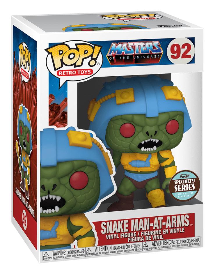 Pop! Retro Toys - Master Of The Universe (MOTU) - Snake Man-At-Arms - #92 - Funko SPECIALITY Series LIMITED Edition EXCLUSIVE - Hobby Champion Inc