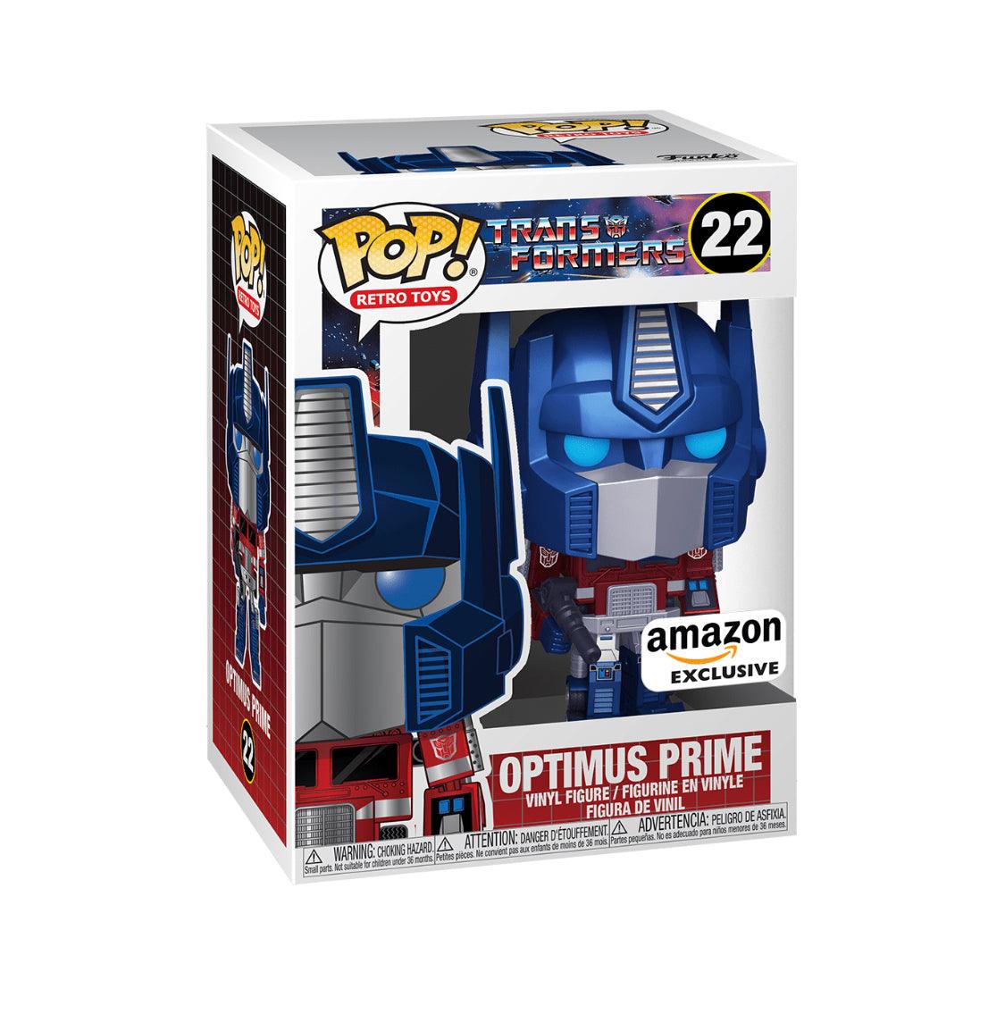 Pop! Retro Toys - Transformers - Optimus Prime - #22 - Amazon EXCLUSIVE - Hobby Champion Inc