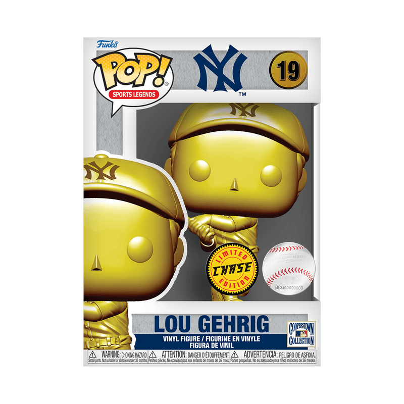 Pop! Sport Legends - Baseball - MLB New York Yankees - Lou Gehrig - #19 - LIMITED CHASE Edition - Hobby Champion Inc