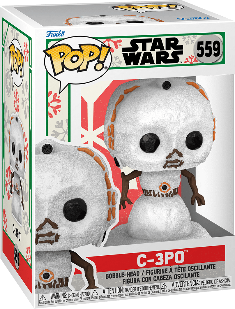 Pop! Star Wars - Christmas Holidays - C-3PO - #559 - Hobby Champion Inc