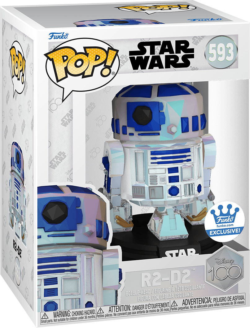 Pop! Star Wars - Disney 100th - R2-D2 - #593 - Funko Store EXCLUSIVE - Hobby Champion Inc