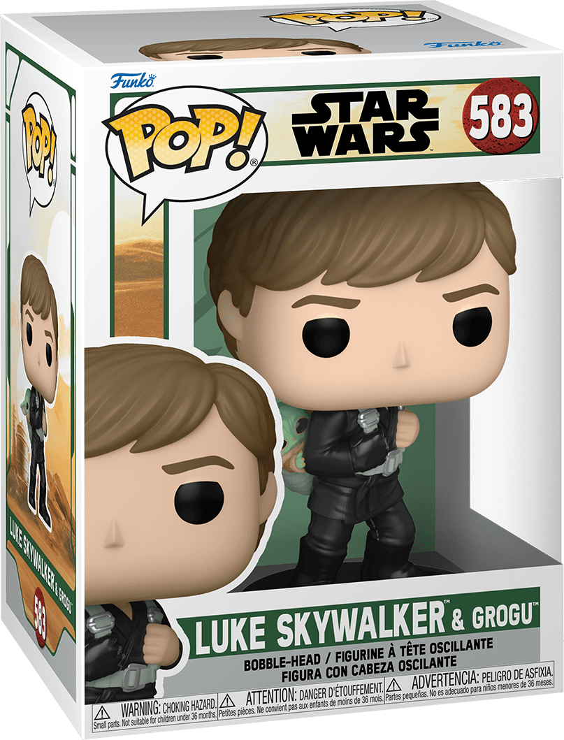Pop! Star Wars - Luke Skywalker & Grogu - #583 - Hobby Champion Inc