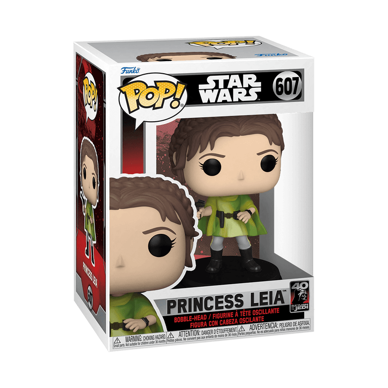 Pop! Star Wars - Return of the Jedi 40th Anniversary - Princess Leia - #607 - Hobby Champion Inc