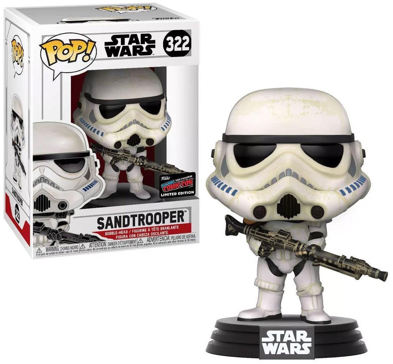 Pop! Star Wars - Sandtrooper - #322 - 2019 New York Comic Con EXCLUSIVE LIMITED Edition - Hobby Champion Inc