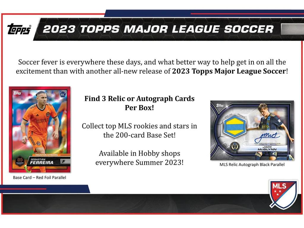 Soccer - 2023 - MLS (Major League Soccer) - Topps - Hobby Pack (8 Cards) - Hobby Champion Inc