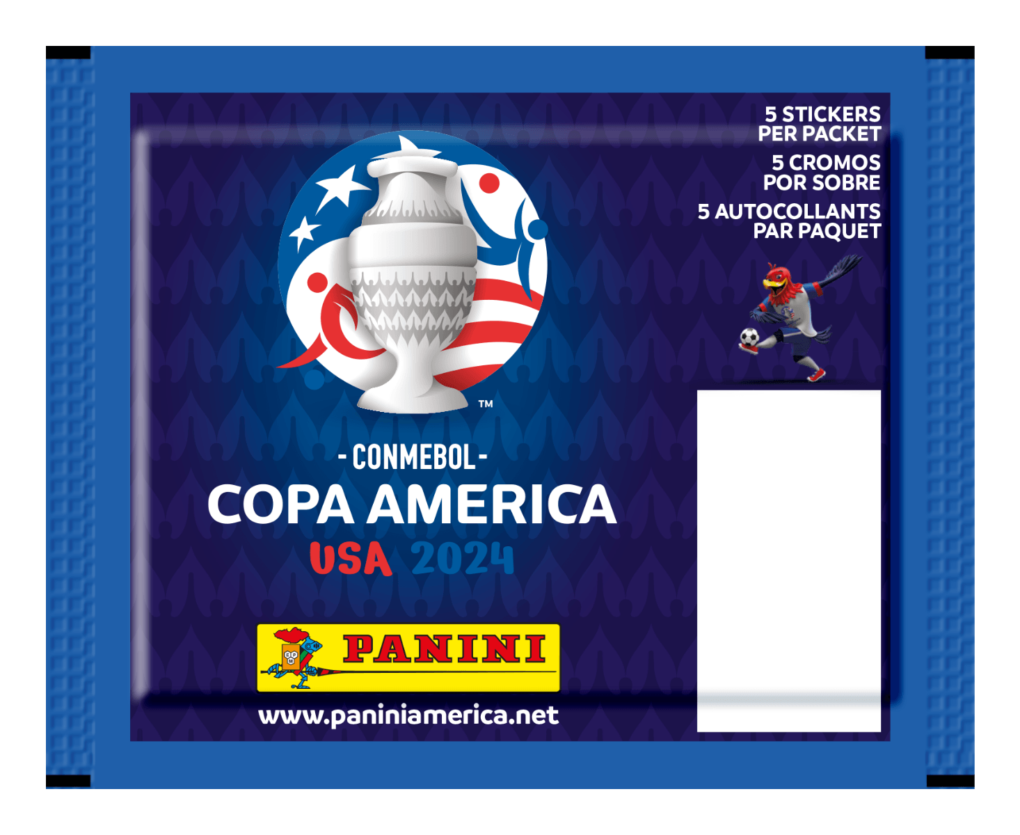 Soccer - 2024 - COPA America USA - Panini - Pack of Stickers (5 Stickers) - Hobby Champion Inc
