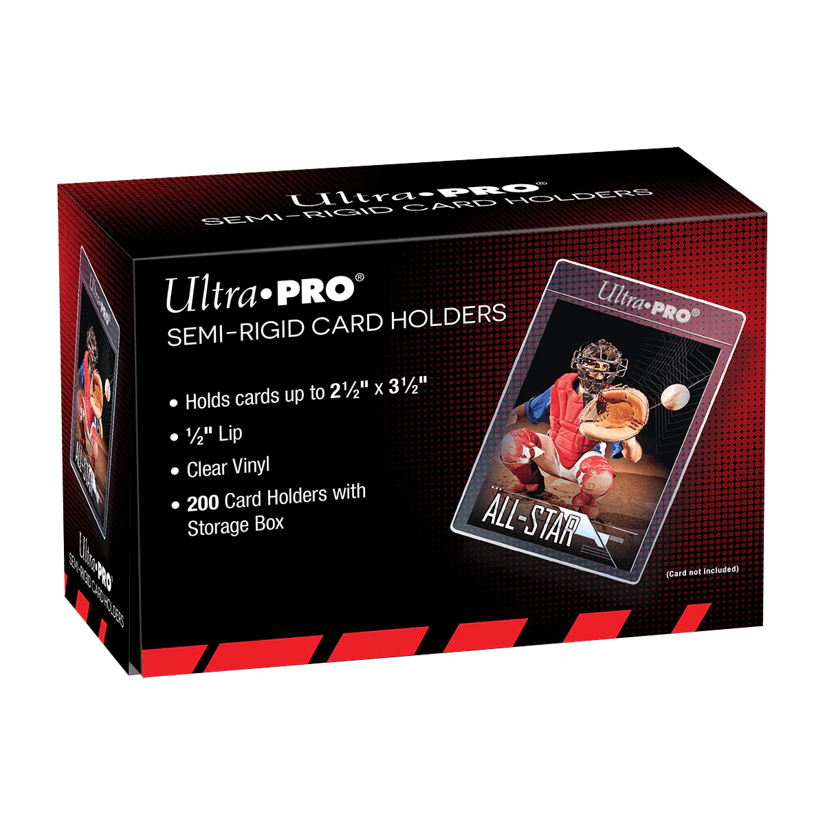 Ultra PRO - Semi-Rigid Card Holders - 2-1/2" x 3-1/2" - Qty:200 - Hobby Champion Inc