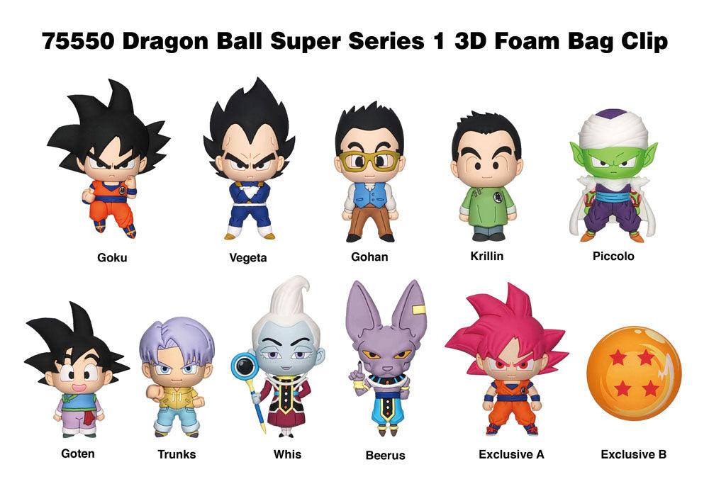 Dragon Ball Super - Serie 1 - 3D Foam Figural Bag Clip - Hobby Champion Inc