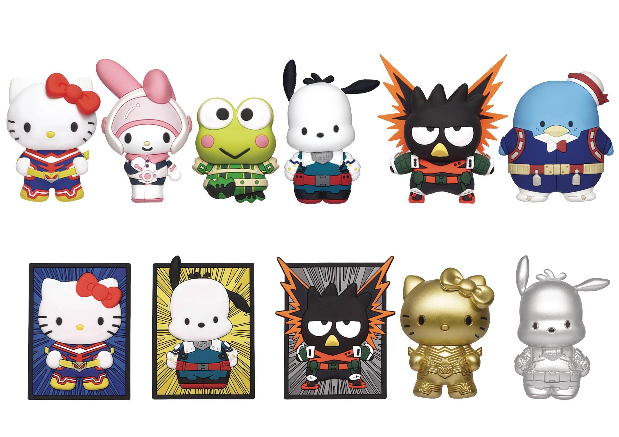 My Hero Academia Hello Kitty And Friends - Serie 1 - 3D Foam Figural Bag Clip - Hobby Champion Inc