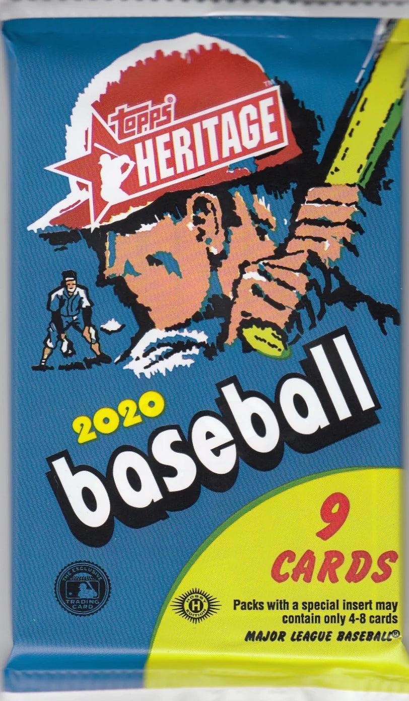 Baseball - 2020 - Topps - Heritage - Hobby Pack (9 Cards) - Hobby Champion Inc