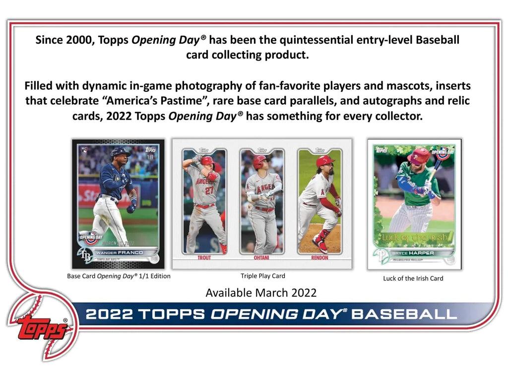 Baseball - 2022 - Topps Opening Day - Hobby Pack (7 Cards) - Hobby Champion Inc