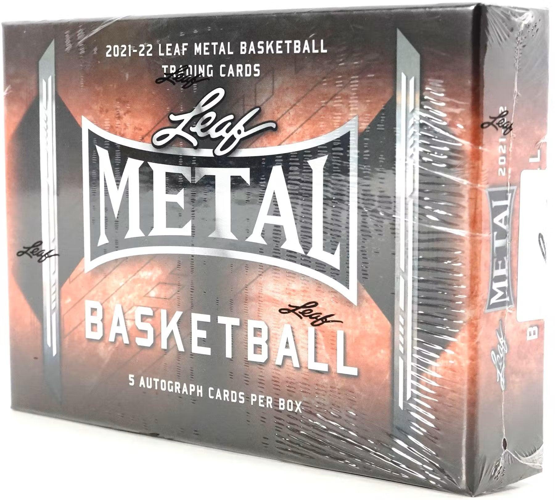 Basketball - 2021/22 - Leaf Metal - Hobby Box (5 Cards) - Hobby Champion Inc