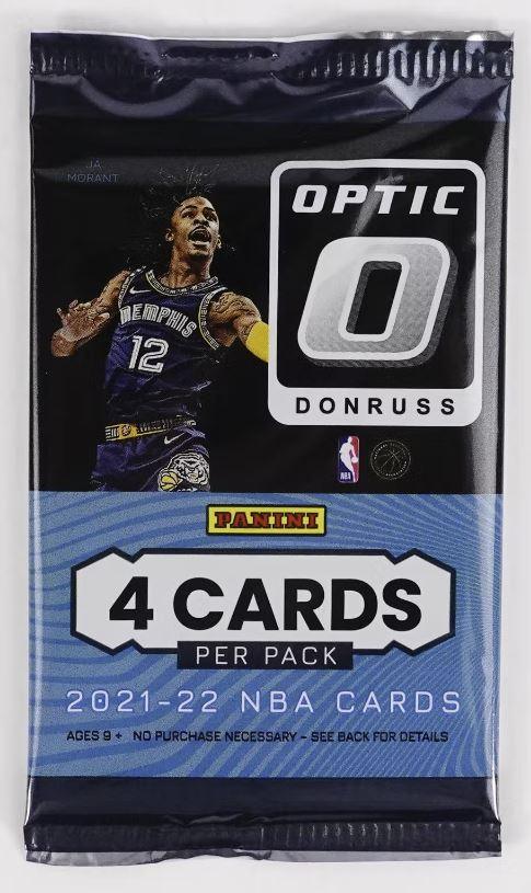 Basketball - 2021/22 - Panini Donruss Optic - Retail Pack (4 Cards) - Hobby Champion Inc