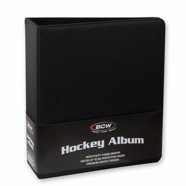 BCW - Album/Binder/Portfolio - 3'' Premium Black - Hockey - Hobby Champion Inc