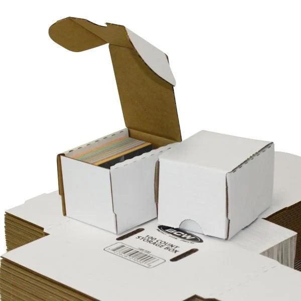 BCW - Cardboard Storage Box ( 100) - Holds 125 Cards - Hobby Champion Inc