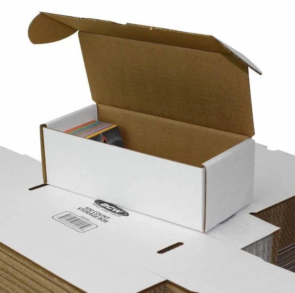 BCW - Cardboard Storage Box ( 500) - Holds 450 Cards - Hobby Champion Inc