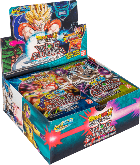Dragon Ball - Vicious Rejuvenation - 1st Edition - Booster Box (24 Packs) - Hobby Champion Inc