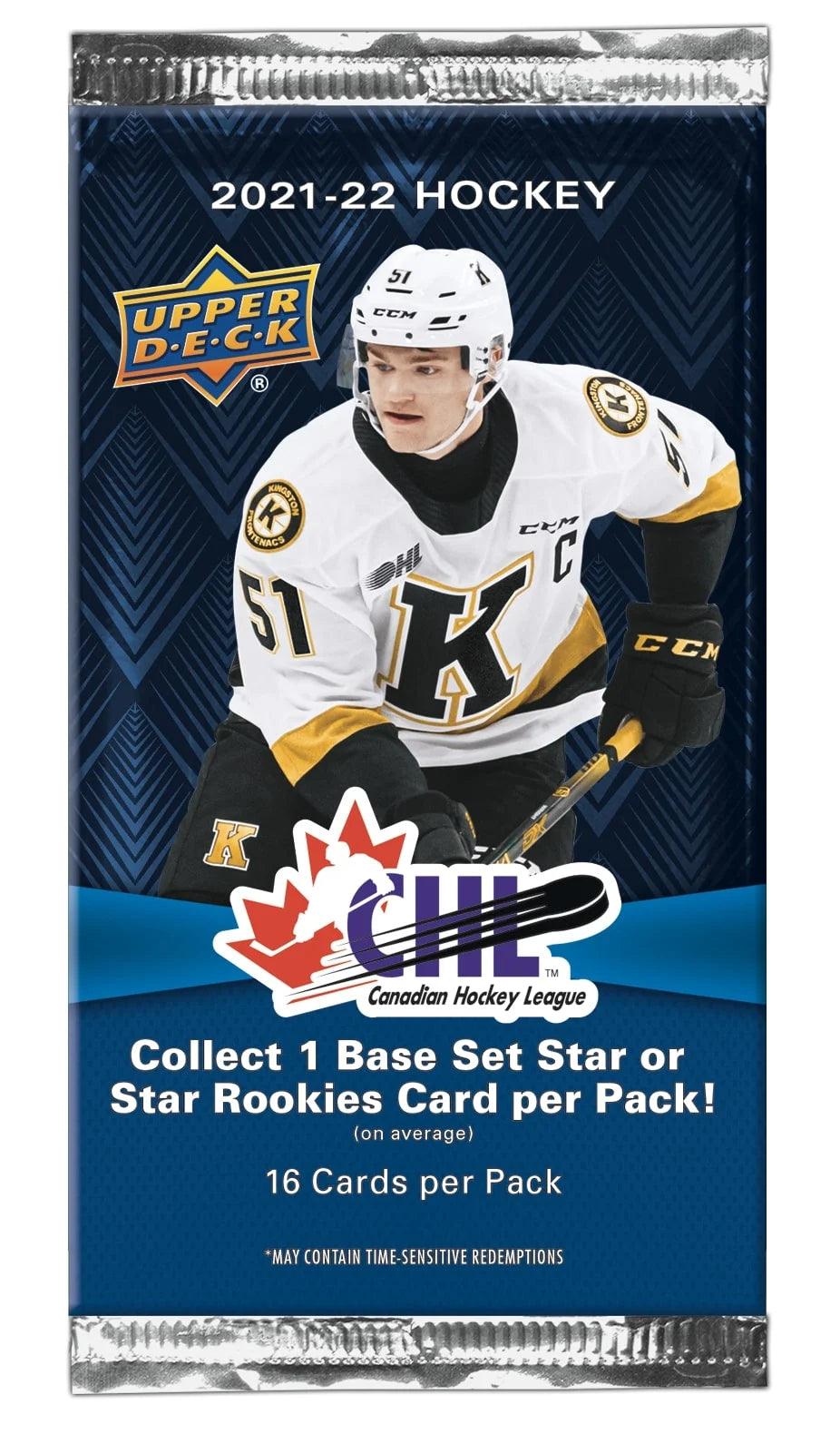 Hockey - 2021/22 - Upper Deck CHL - Hobby Pack (16 Cards) - Hobby Champion Inc