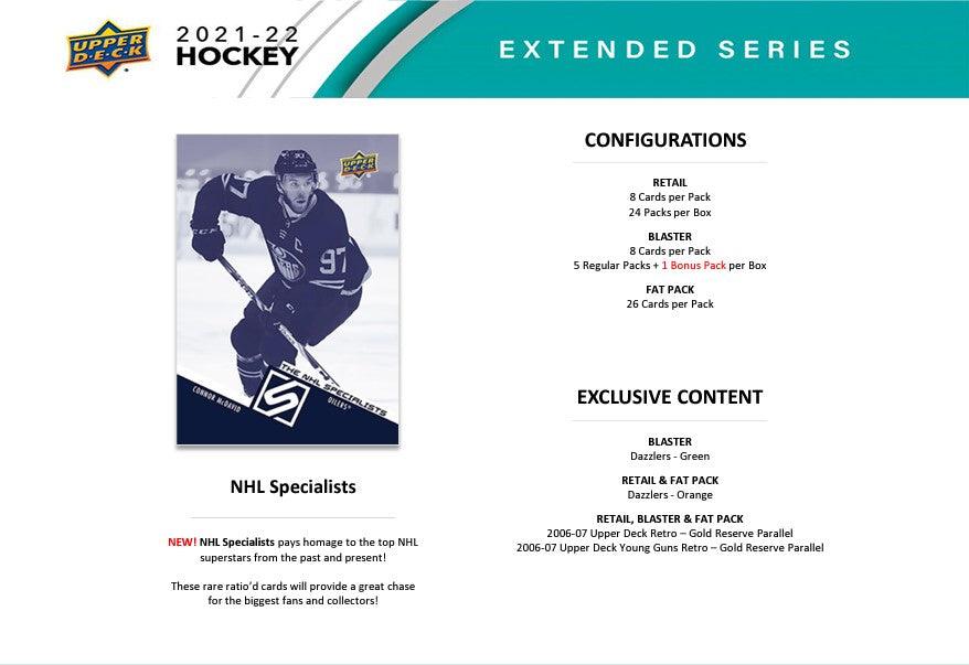 Hockey - 2021/22 - Upper Deck Extended Series - Retail Box (24 Packs) - Hobby Champion Inc
