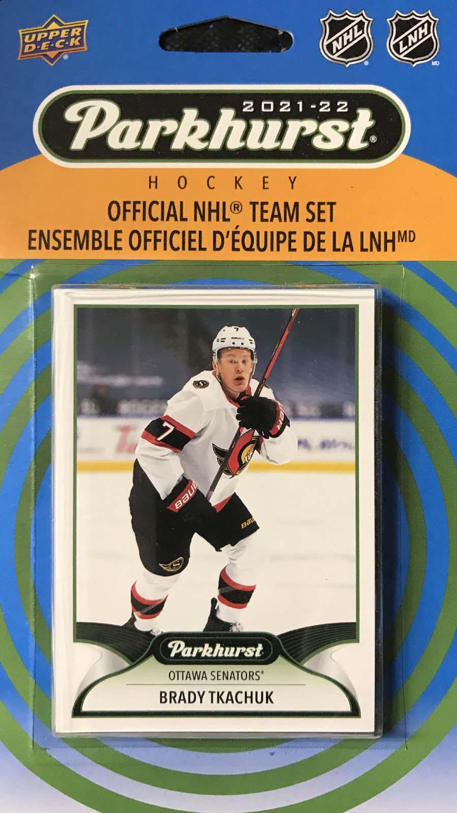 Hockey - 2021/22 - Upper Deck Parkhurst - Ottawa Senators Factory Set (10 Cards) - Hobby Champion Inc