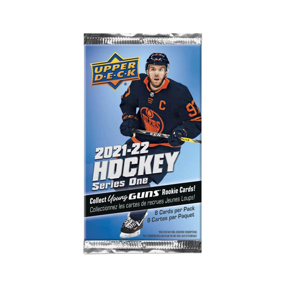 Hockey - 2021/22 - Upper Deck Series 1 - Retail Pack (8 cards) - Hobby Champion Inc