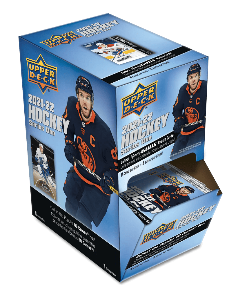 Hockey - 2021/22 - Upper Deck Series 1 - Retail Pack From Gravity Box - Hobby Champion Inc