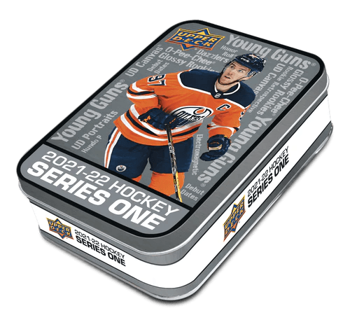Hockey - 2021/22 - Upper Deck Series 1 - Tin Box (8 Packs + 1 Bonus Pack) - Hobby Champion Inc