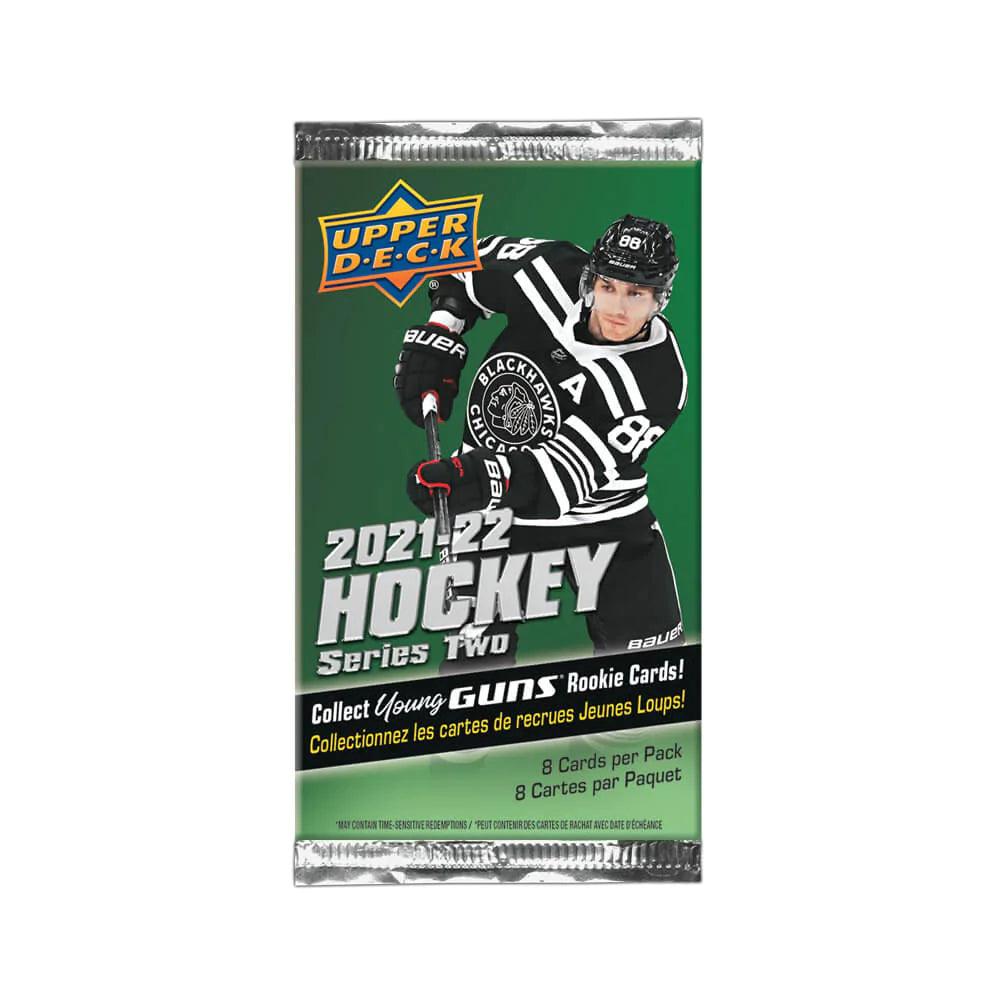 Hockey - 2021/22 - Upper Deck Series 2 - Retail Pack (8 Cards) - Hobby Champion Inc