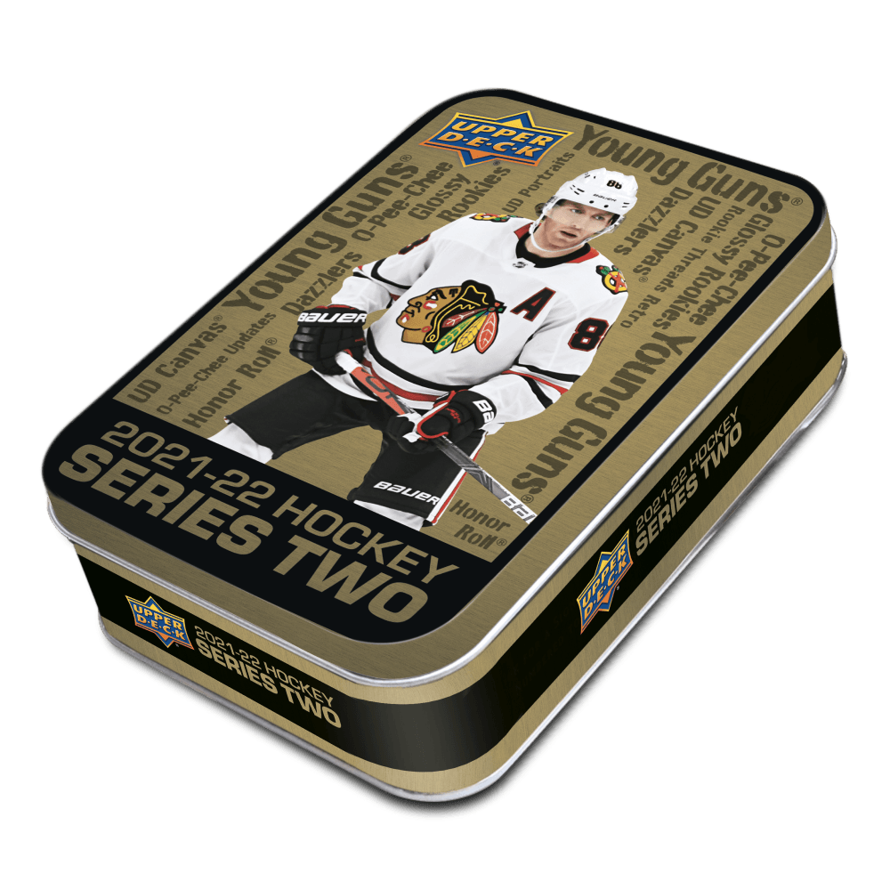 Hockey - 2021/22 - Upper Deck Series 2 - Tin Box (8 Packs + 1 Bonus Pack) - Hobby Champion Inc