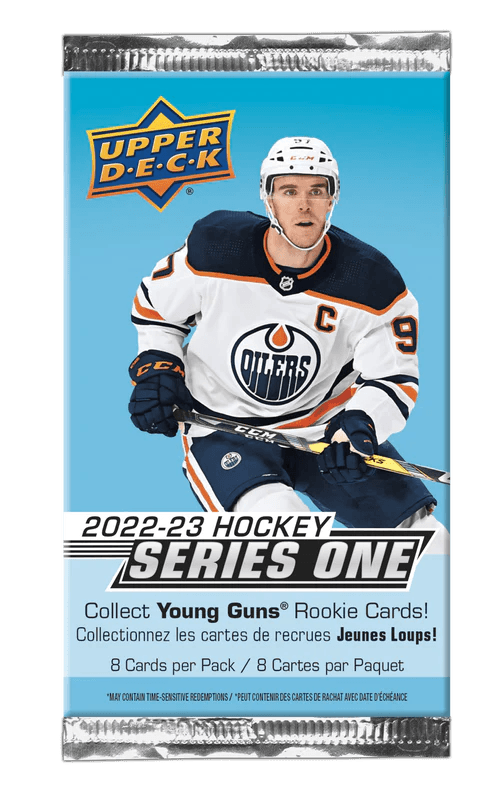 Hockey - 2022/23 - Upper Deck Series 1 - Retail Pack (8 Cards) - Hobby Champion Inc