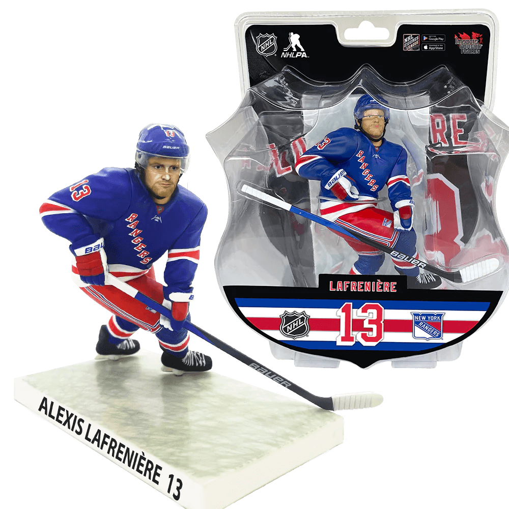 Figure Import Dragon - Hockey - New York Rangers - Alexis Lafreniere (home jersey) #13 - Hobby Champion Inc