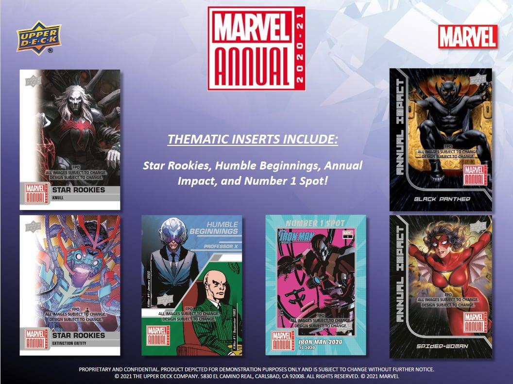 Marvel - 2020/21 Upper Deck - Marvel Annual - Hobby Pack (5 Cards) - Hobby Champion Inc