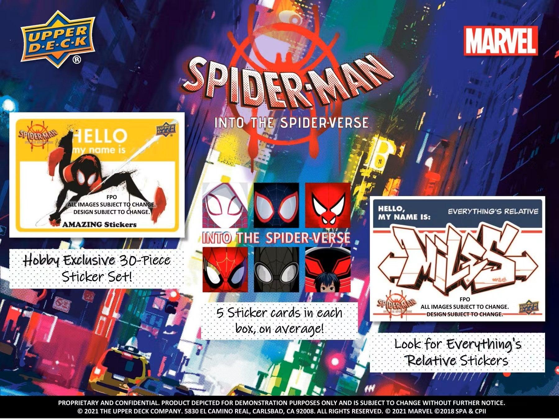 Marvel - 2022 Upper Deck - Spider-Man Into the Spider-Verse - Hobby Box (15 Packs) - Hobby Champion Inc