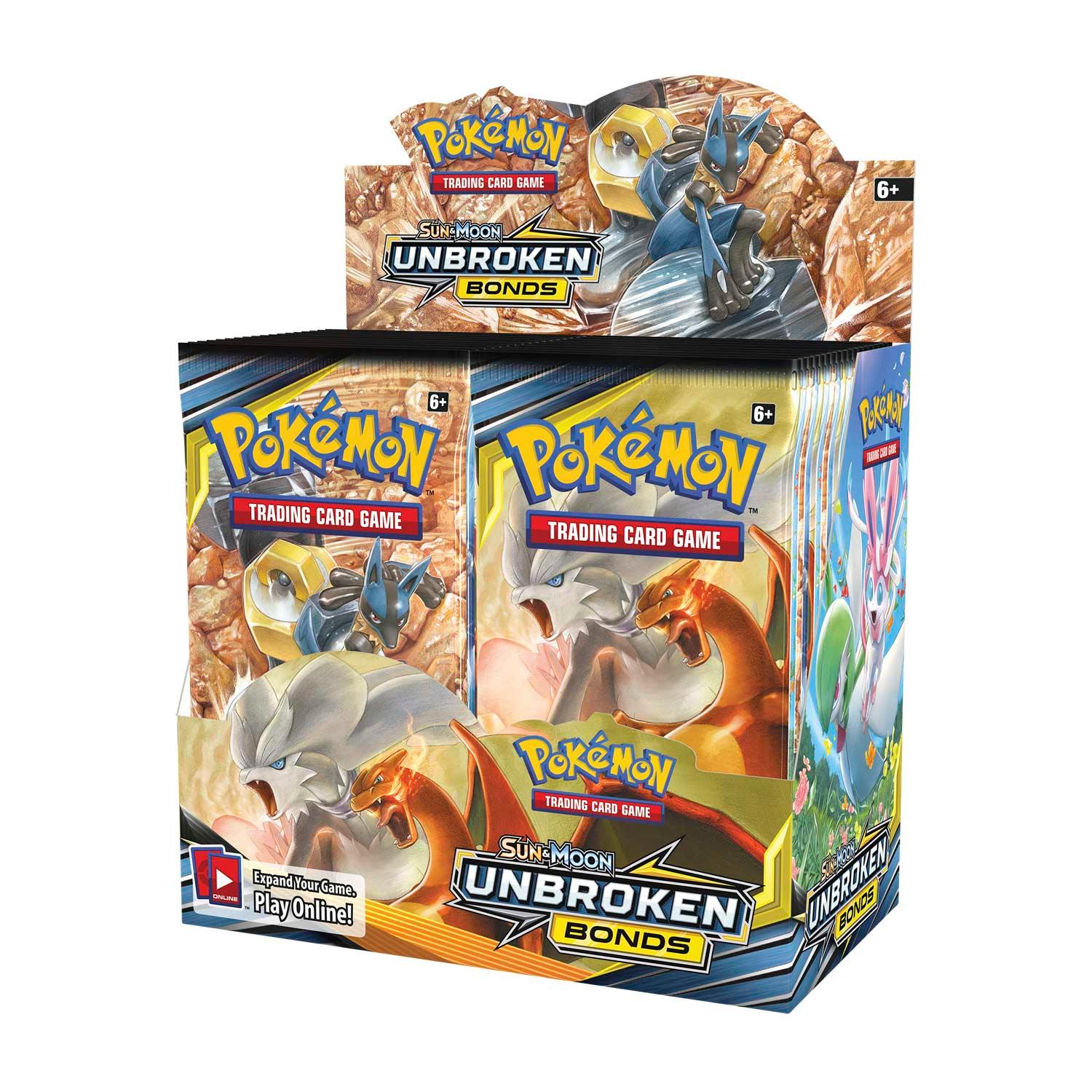 Pokemon Booster Box (36 Packs) - Sun & Moon - Unbroken Bonds - Hobby Champion Inc
