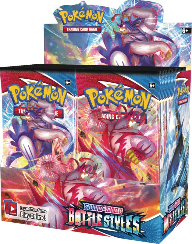 Pokemon Booster Box (36 packs) - Sword & Shield - Battle Styles - Hobby Champion Inc