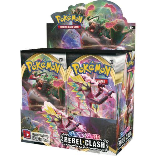 Pokemon Booster Box (36 Packs) - Sword & Shield - Rebel Clash - Hobby Champion Inc