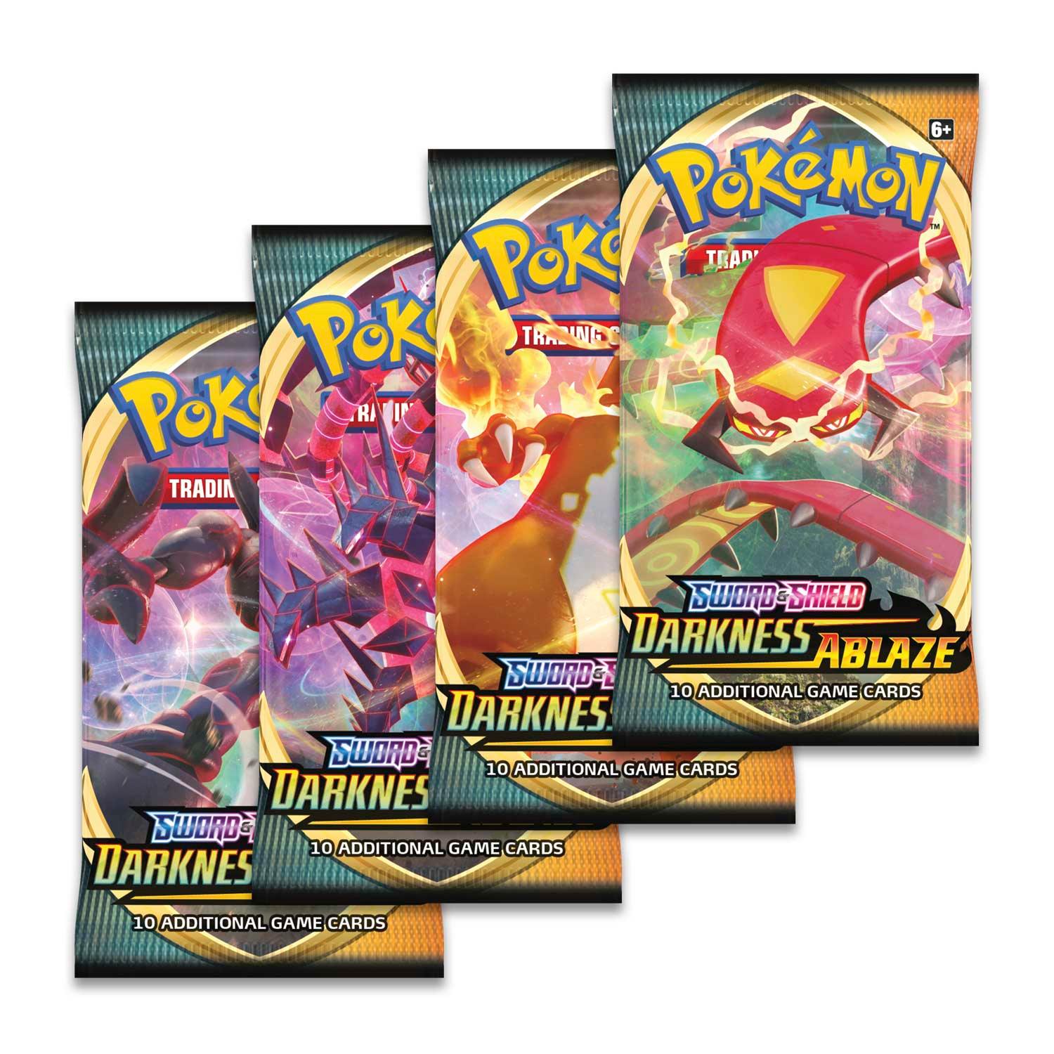 Pokemon Booster Pack (10 Cards) - Sword & Shield - Darkness Ablaze - Hobby Champion Inc
