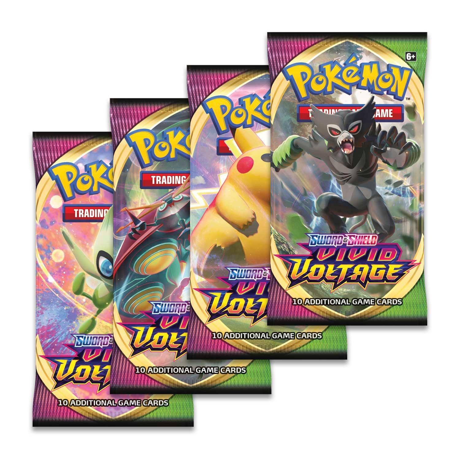 Pokemon Booster Pack (10 Cards) - Sword & Shield - Vivid Voltage - Hobby Champion Inc