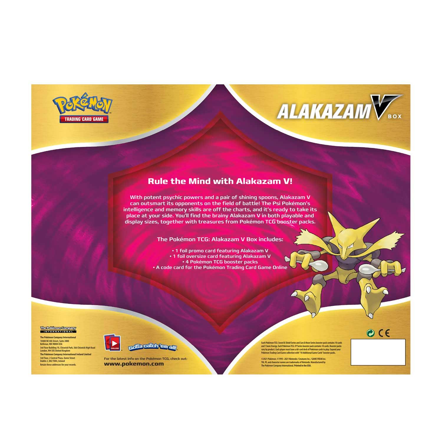 Pokemon Box - Alakazam V - Hobby Champion Inc
