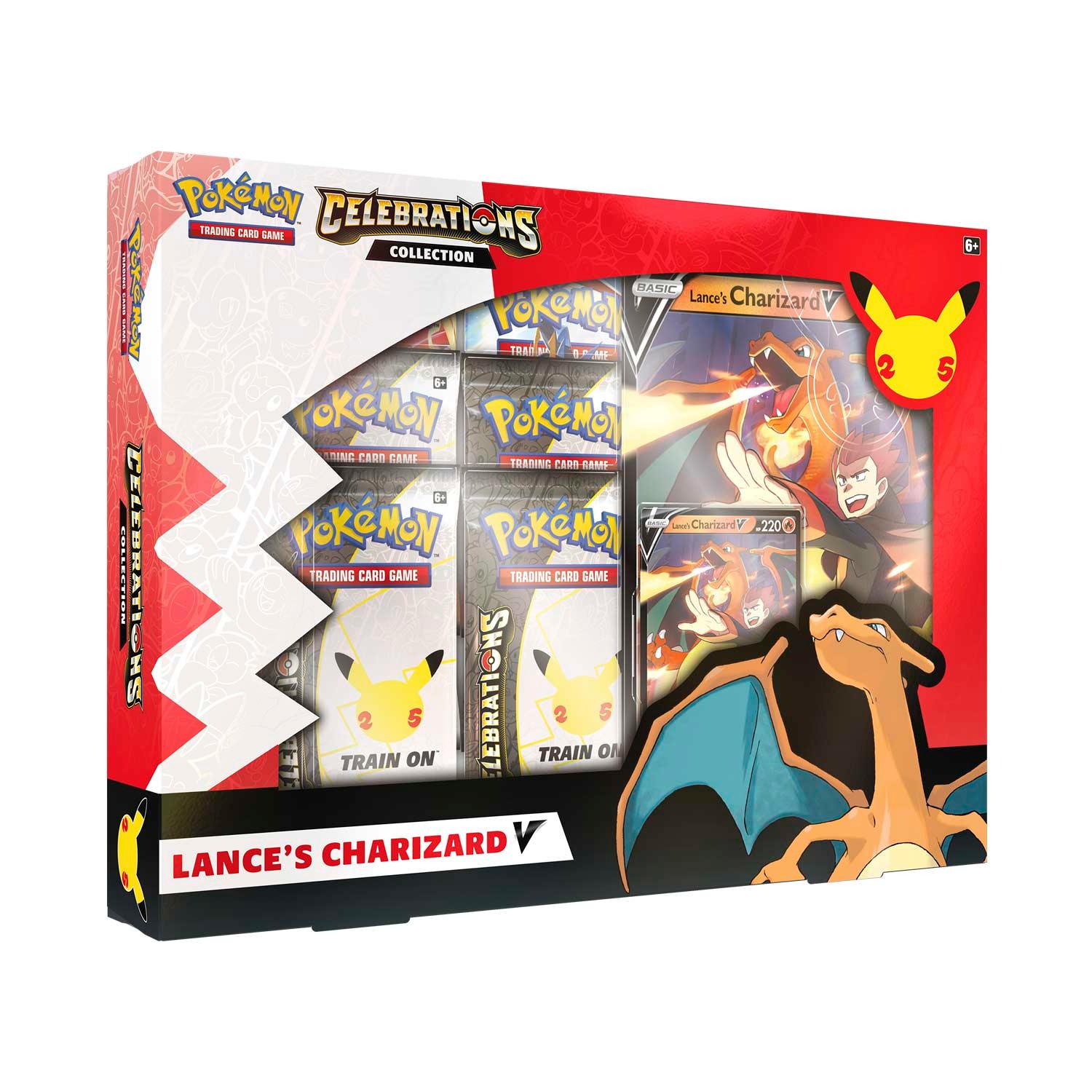 Pokemon Box - Celebrations Collection - Lance's Charizard V - Hobby Champion Inc