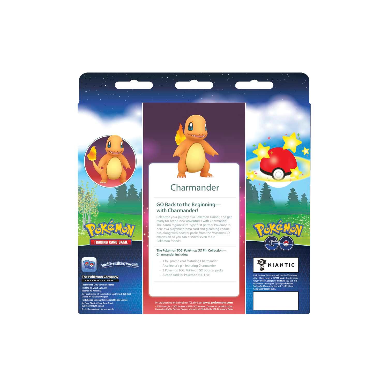 Pokemon Box - Pin Collection - Pokemon GO - Charmander - Hobby Champion Inc