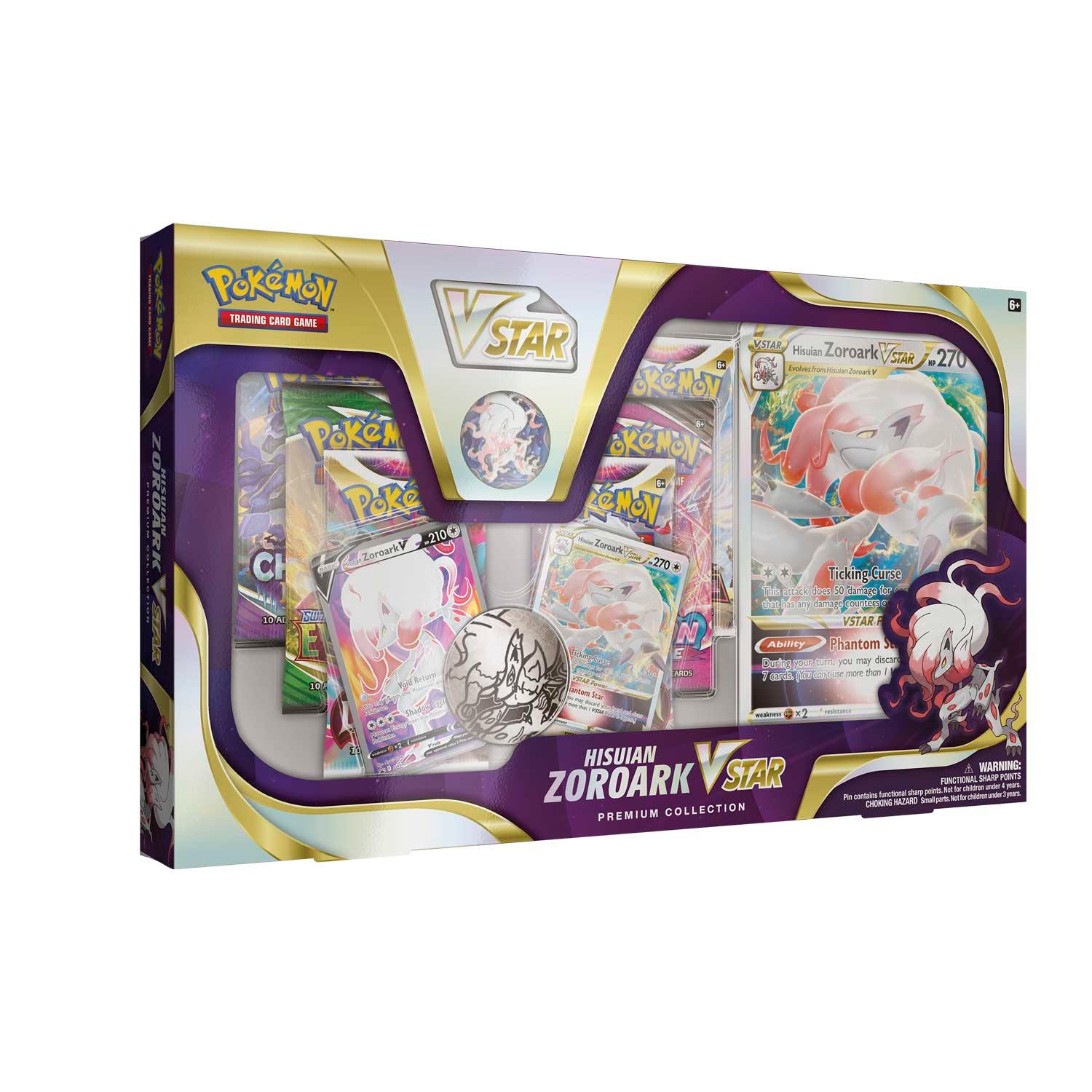 Pokemon Box - Premium Collection - Hisuian Zoroark VSTAR - Hobby Champion Inc