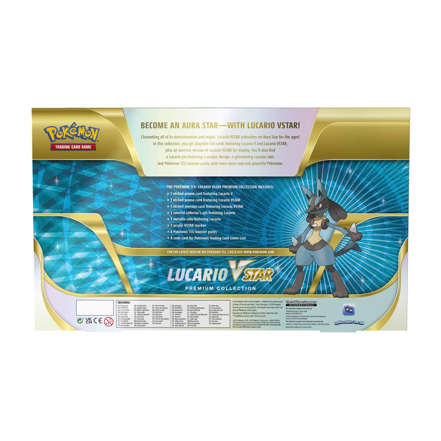 Pokemon Box - Premium Collection - Lucario VSTAR - Hobby Champion Inc