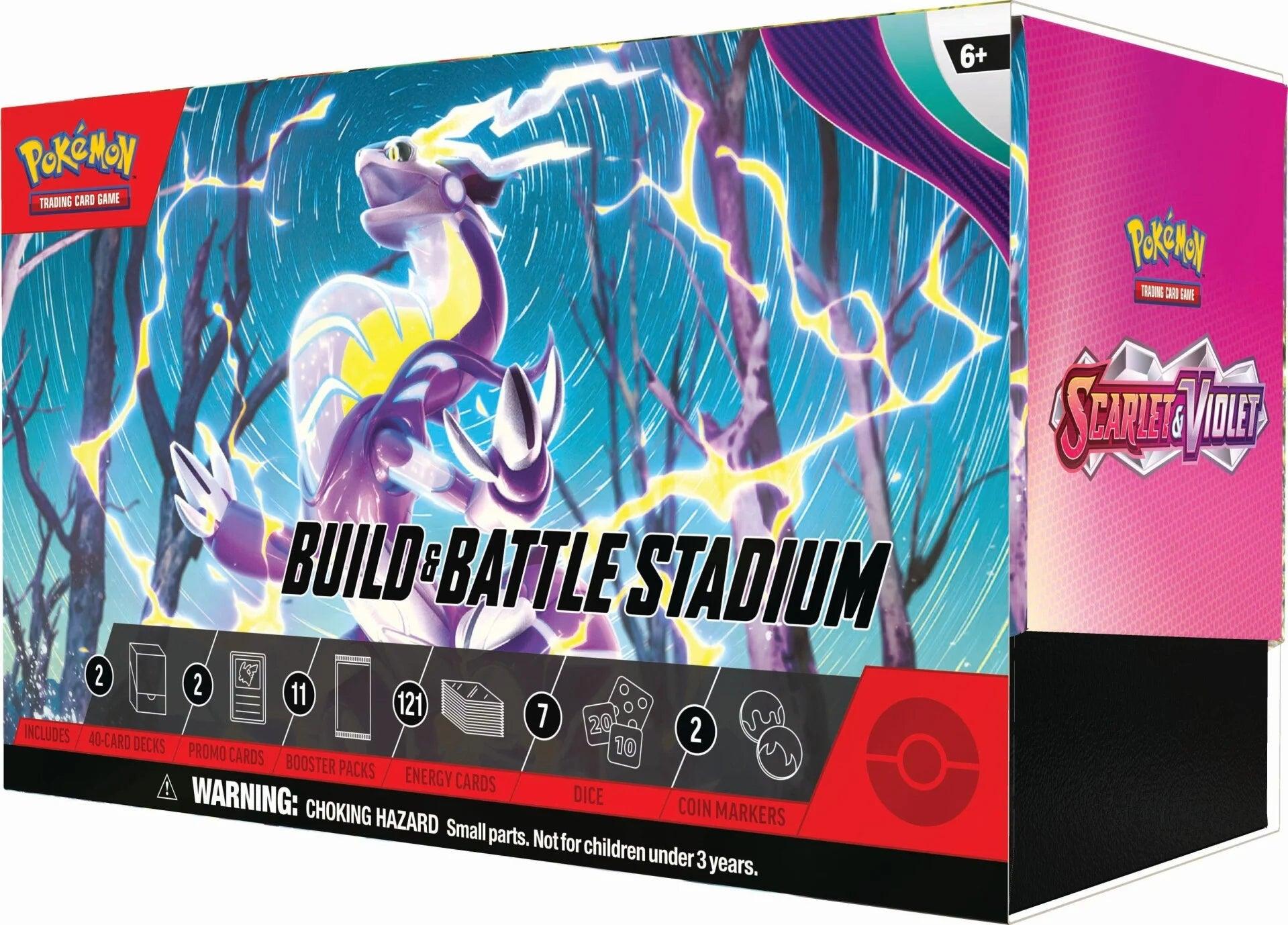 Pokemon Build & Battle Stadium Box - Scarlet & Violet - Hobby Champion Inc