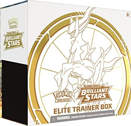Pokemon Elite Trainer Box (ETB) - Sword & Shield - Brilliant Stars (Arceus on Cover) le - Hobby Champion Inc