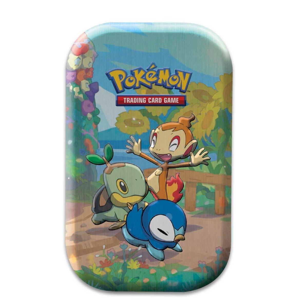Pokemon Mini Tin - Celebrations - Turtwig, Chimchar & Piplup on Cover - Hobby Champion Inc