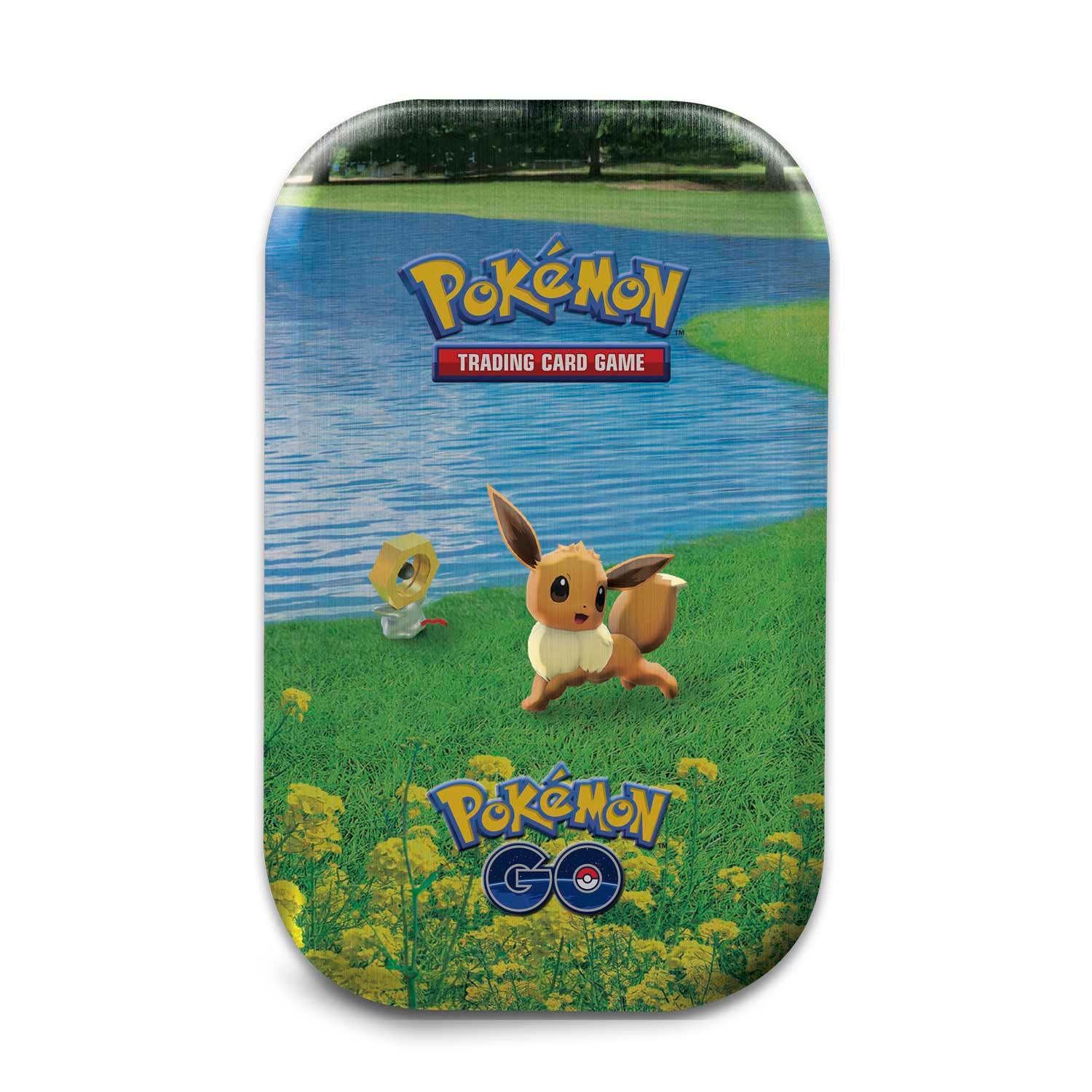 Pokemon Mini Tin - Pokemon GO - Eevee & Meltan on Cover - Hobby Champion Inc