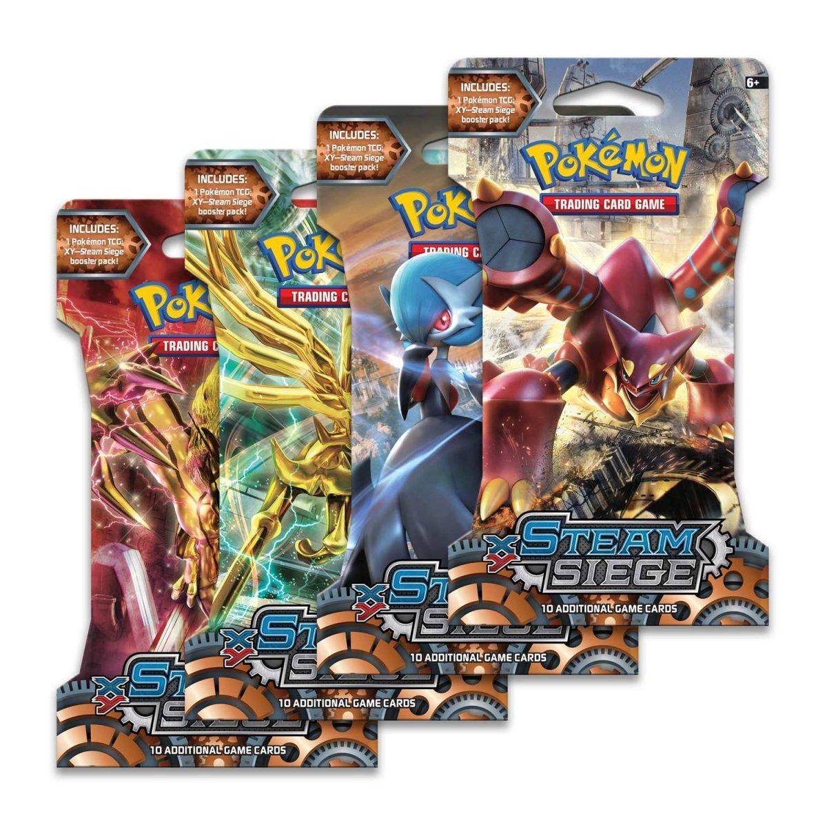 Pokemon Sleeved Booster Pack (10 Cards) - XY - Steam Siege - Hobby Champion Inc