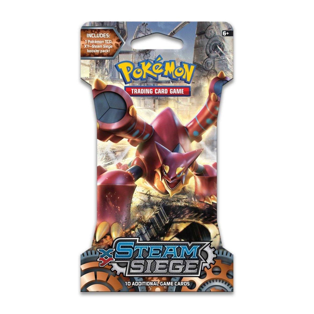 Pokemon Sleeved Booster Pack (10 Cards) - XY - Steam Siege - Hobby Champion Inc