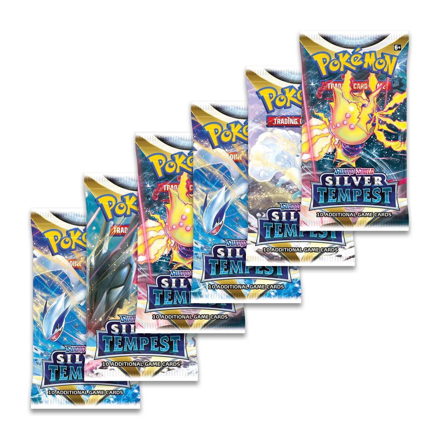 Pokemon - Sword & Shield - Silver Tempest - Booster Bundle (6 Packs) - Hobby Champion Inc